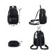 BACKPACK CONVERTIBLE CROSSBODY MESSENGER - BLACK3