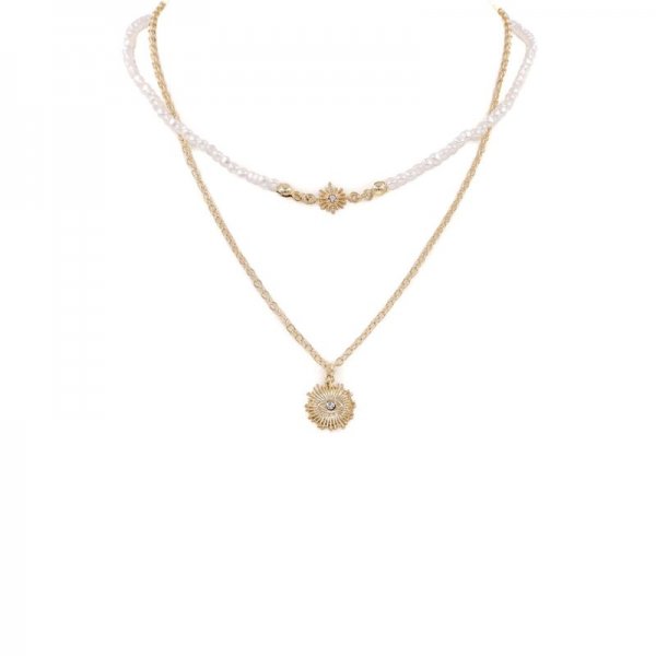 Cream Pearl Pendant Necklace