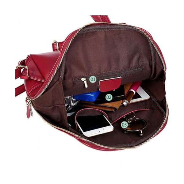 WOMEN'S BACKPACK PURSE VINTAGE LIGHTWEIGHT CASUAL TRAVEL SCHOOL BACKPACKS - BROWN