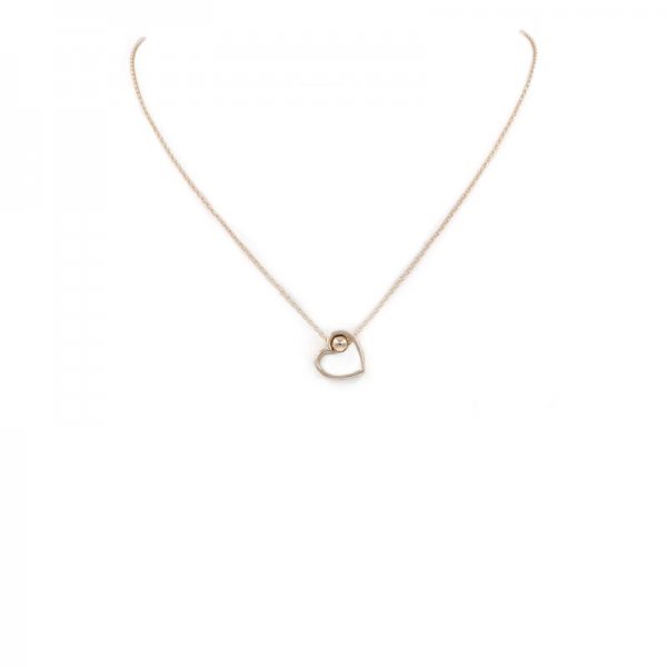 Brass Heart Necklace