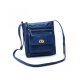 WOMEN MINI CROSS BODY SHOULDER BAGS FASHIONABLE CASUAL HANDBAGS LEATHER BAG FOR TEEN GIRLS G - BLUE