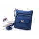 WOMEN MINI CROSS BODY SHOULDER BAGS FASHIONABLE CASUAL HANDBAGS LEATHER BAG FOR TEEN GIRLS G - BLUE