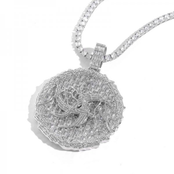 Customizable Cubic Zirconia Name Necklace