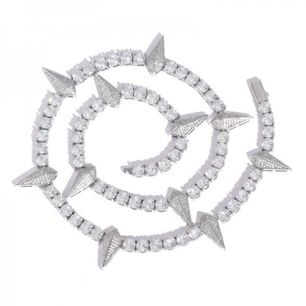 Custom 5mm Iced Out  Tennis Necklace