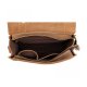 AB EARTH DISTRESSED CROSSBODY SATCHELS - DISTRESSED BROWN