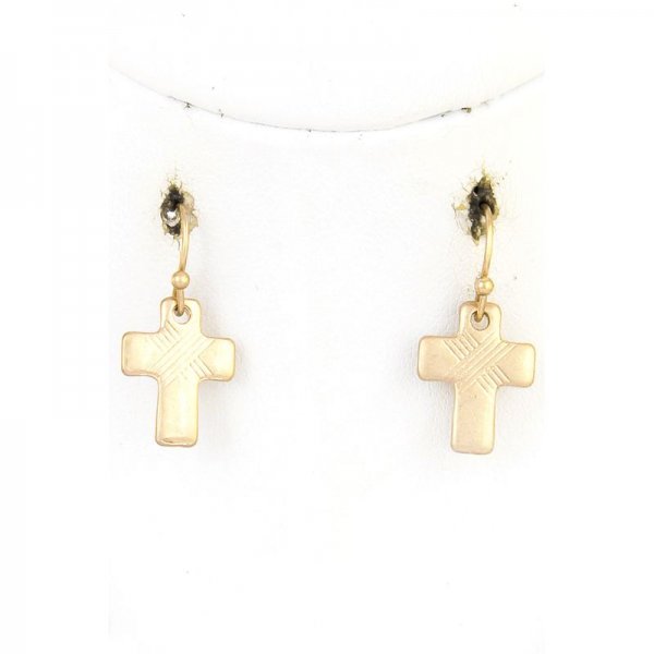 Semi Precious Stone Tassel Cross Necklace Set