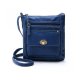 WOMEN MINI CROSS BODY SHOULDER BAGS FASHIONABLE CASUAL HANDBAGS LEATHER BAG FOR TEEN GIRLS G - BLUE