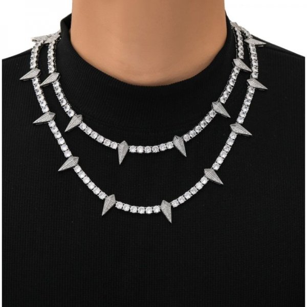 Custom 5mm Iced Out  Tennis Necklace